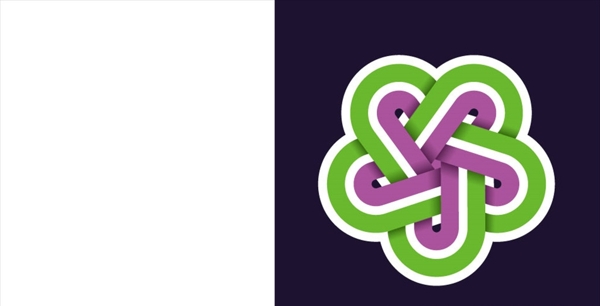 五瓣花logo