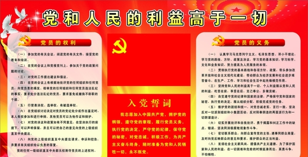 党员权利义务图片