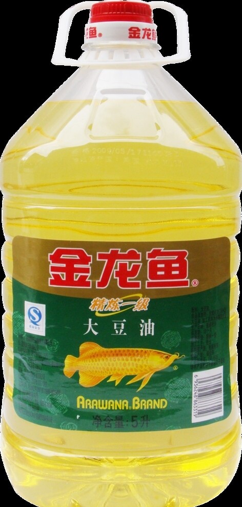 5L金龙鱼粗炼一级大豆油图片