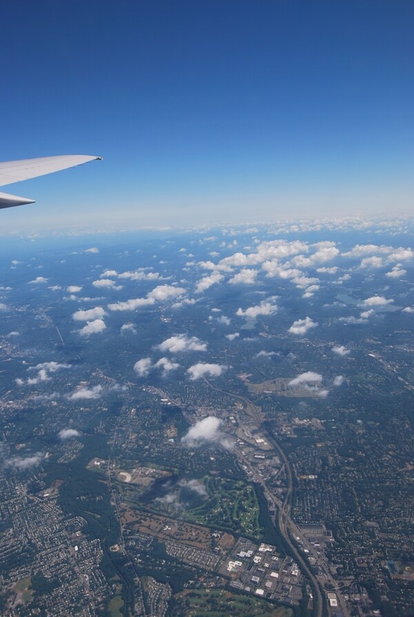 城市高空俯瞰图图片