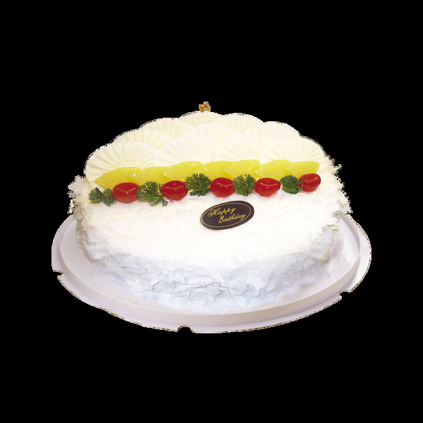 白色生日蛋糕图案素材