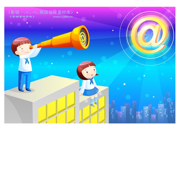 儿童校园生活矢量素材矢量图片HanMaker韩国设计素材库