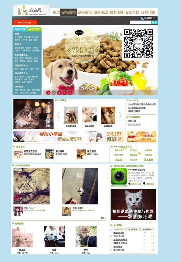 宠物管家网页图片