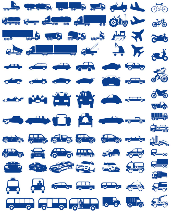 各种车型分类小图标