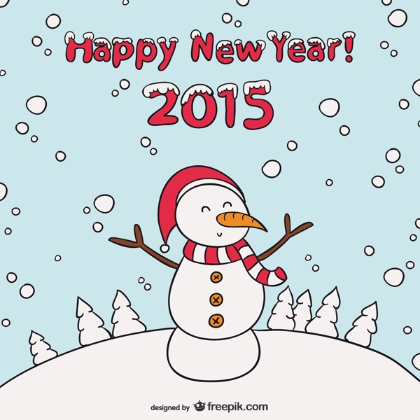 快乐2015雪人