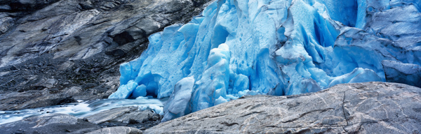 高原冰川美景图片