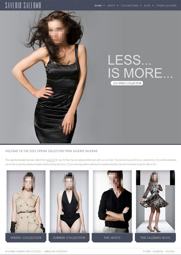 服装企业网站模板