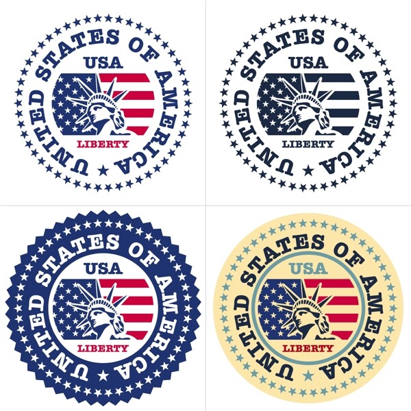 美国国家徽章图片