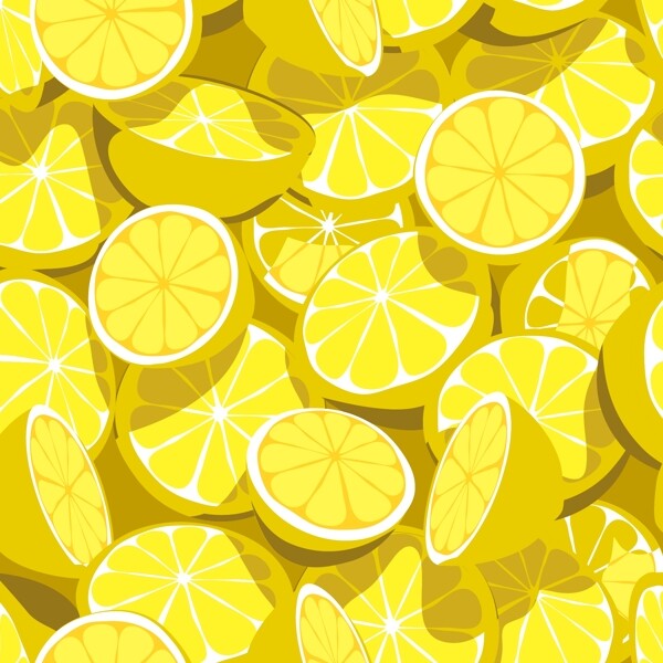 柠檬图案平铺