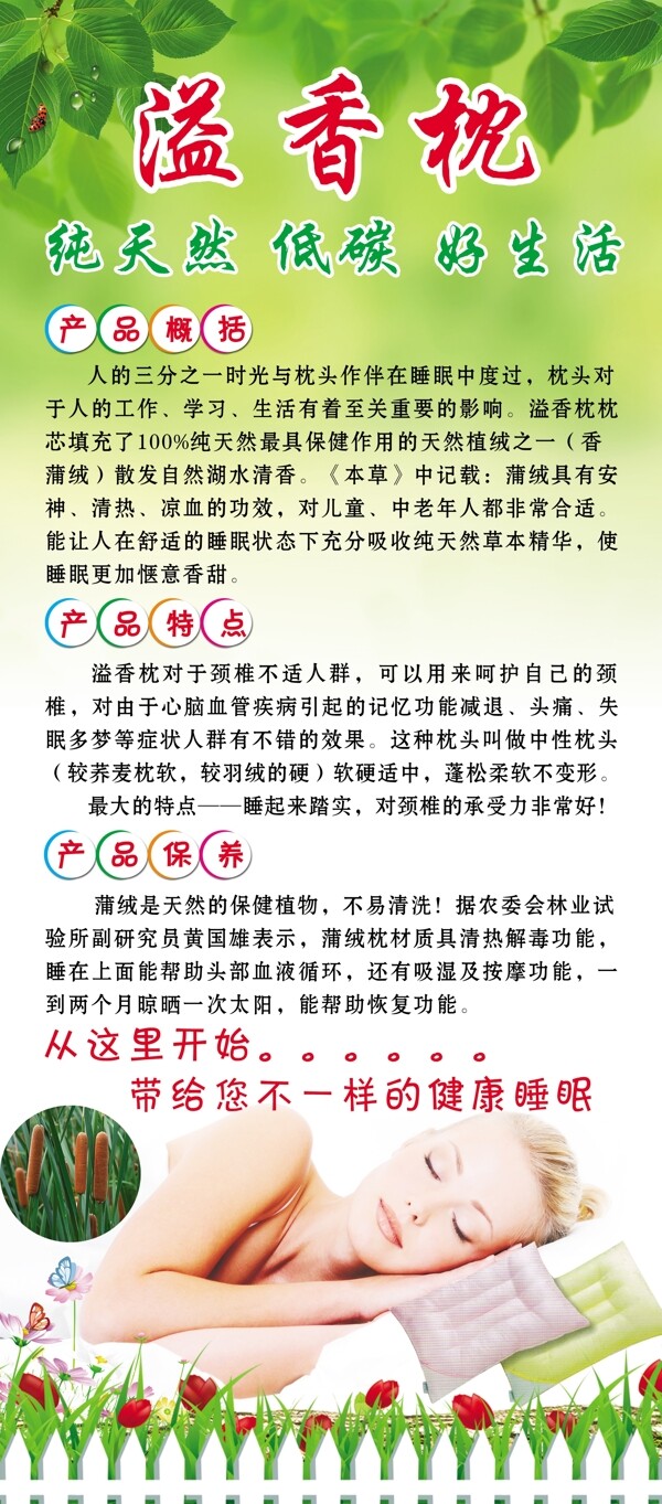 溢香枕展架