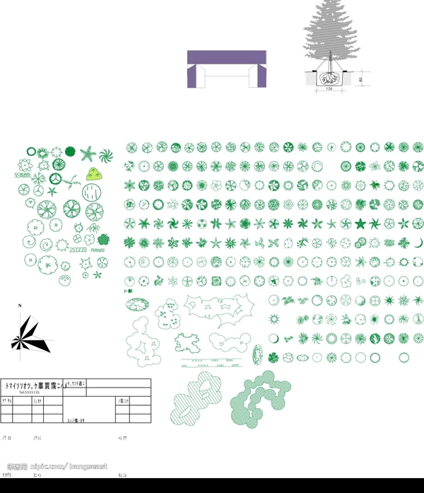 园林精品平面用图图片