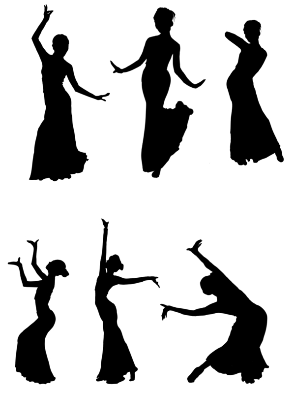傣族曼妙舞蹈动作元素图片