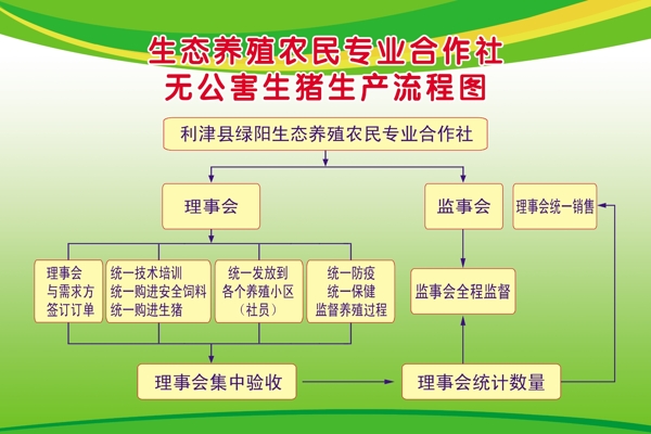 无公害生猪生产流程图图片