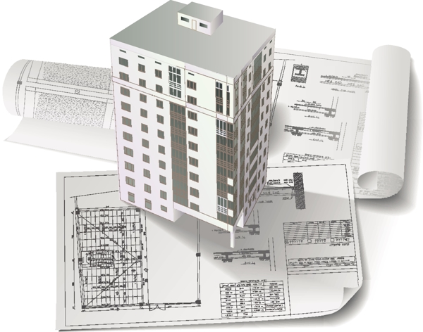 矢量建筑模型设计