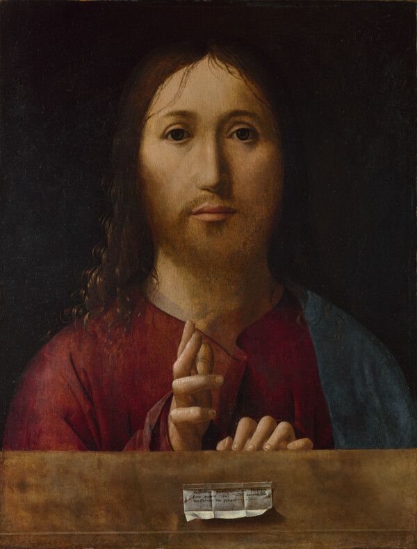 耶稣油画图片