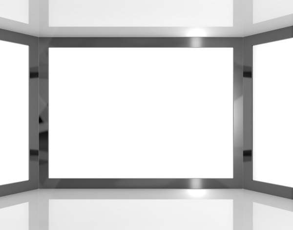 大电视显示器的空白空间勇敢面对打击或复制