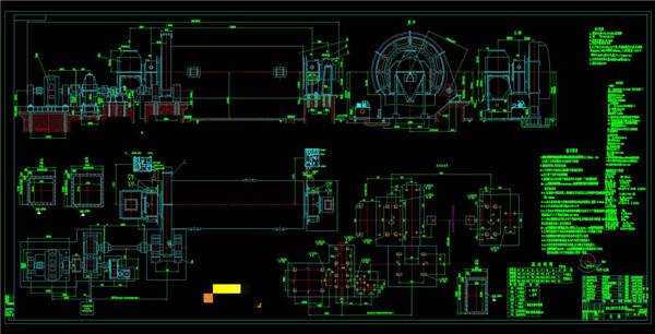水泥磨CAD机械图纸