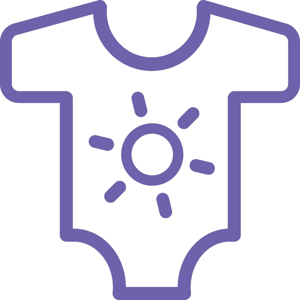 紫色线性购物app图标