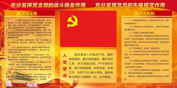 党员的权利义务图片