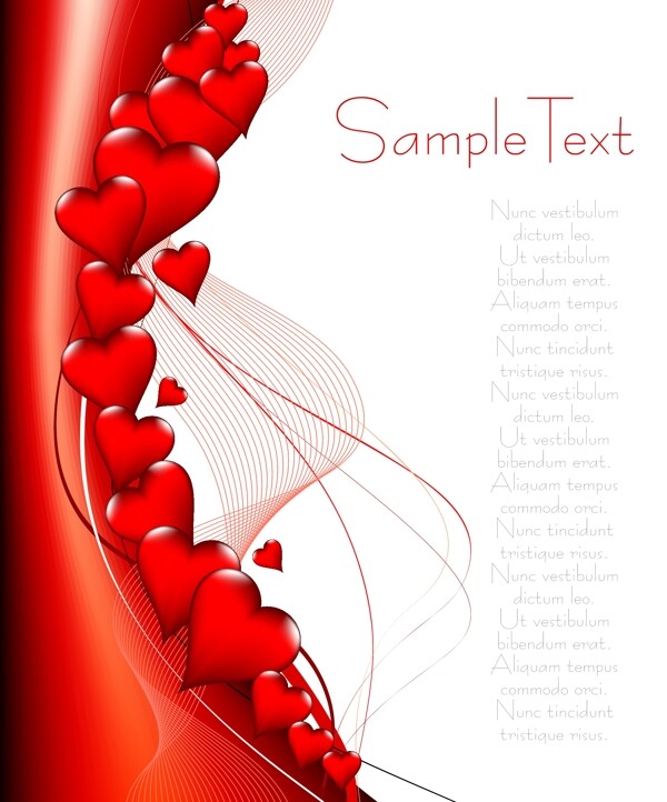 情人节元素矢量素材