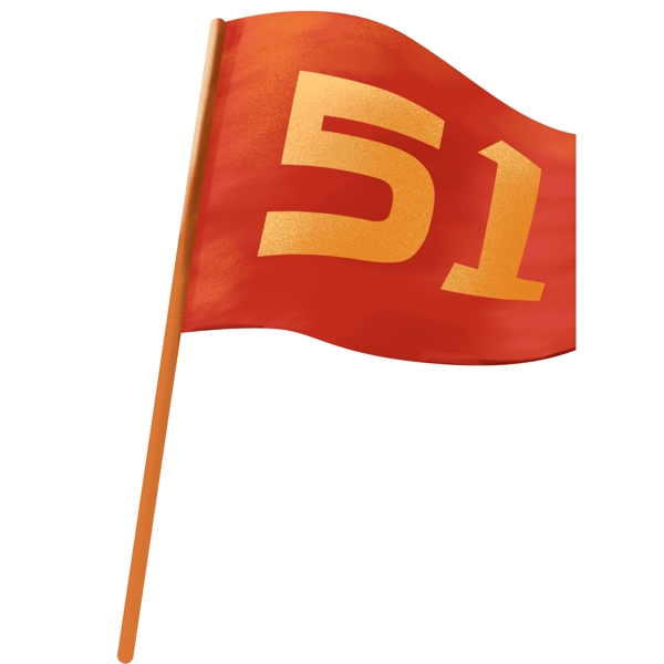 51劳动节旗帜图案