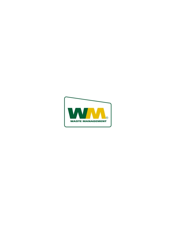 WasteManagementlogo设计欣赏WasteManagement企业工厂LOGO下载标志设计欣赏