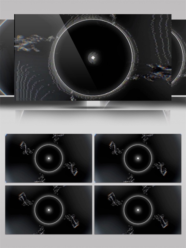 牛顿环扥光高清视频素材