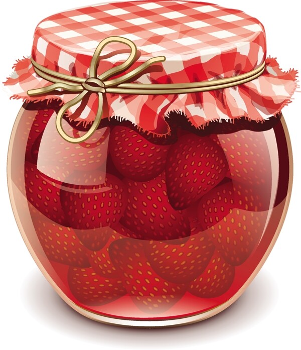 草莓罐头包装设计