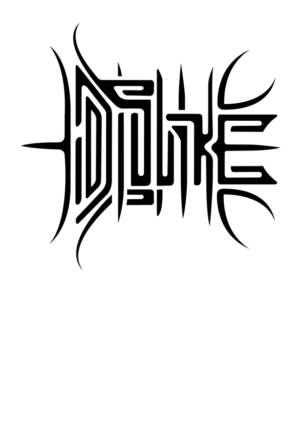 Dislikelogo设计欣赏Dislike摇滚乐队标志下载标志设计欣赏