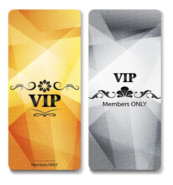 梦幻VIP会员卡背景矢量素材