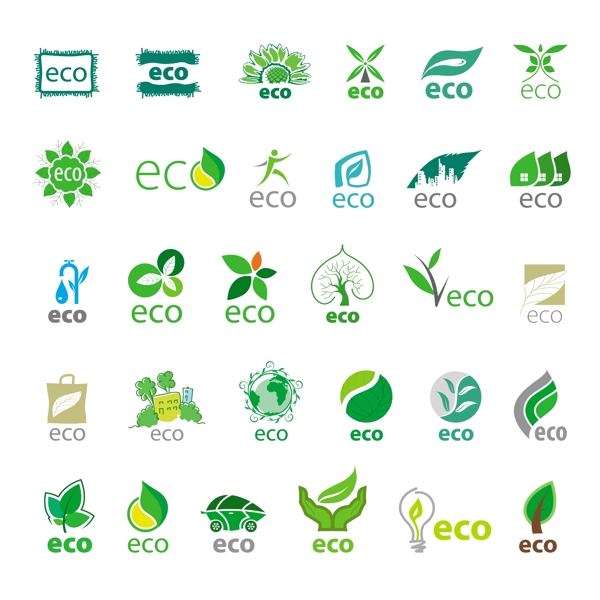 绿叶环保LOGO设计图片