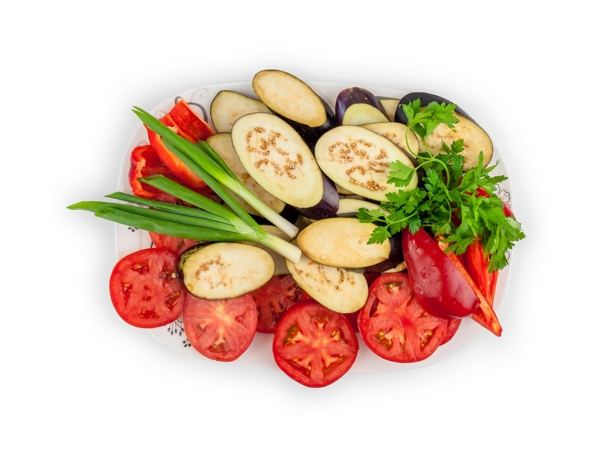 俯视图食物各类品种蔬菜psd源文件