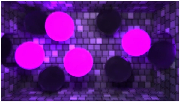 紫色圆酷炫特效视频素材