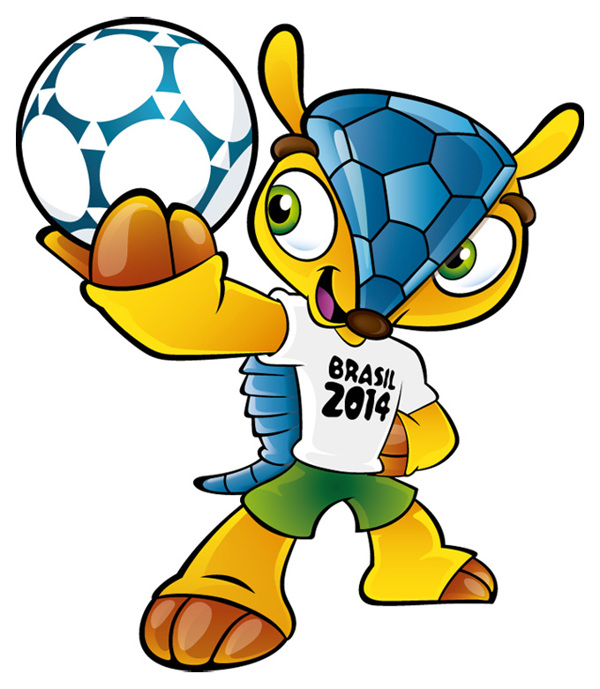 2014巴西世界杯吉祥物矢量