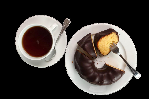咖啡蛋糕甜品免抠png素材