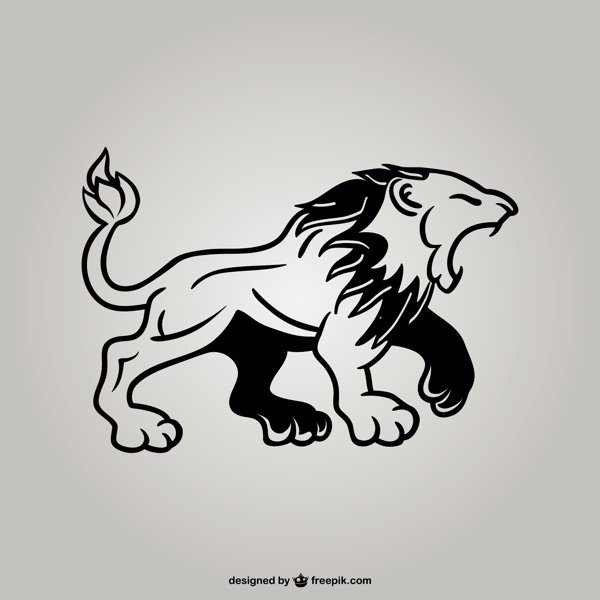 狮子的图形符号