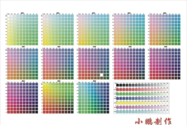 RGB色谱图片