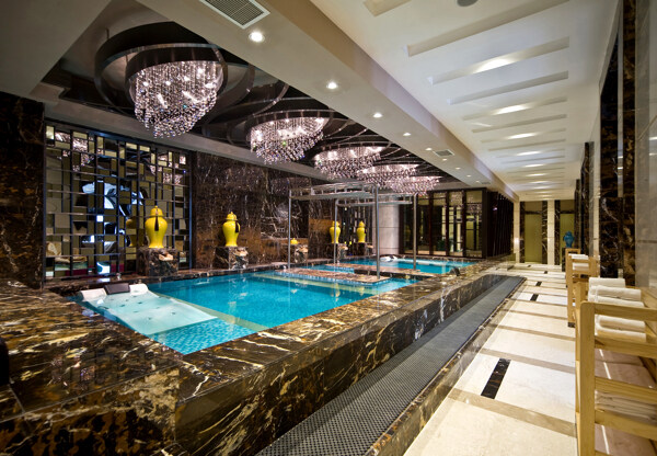 酒店泳池图片