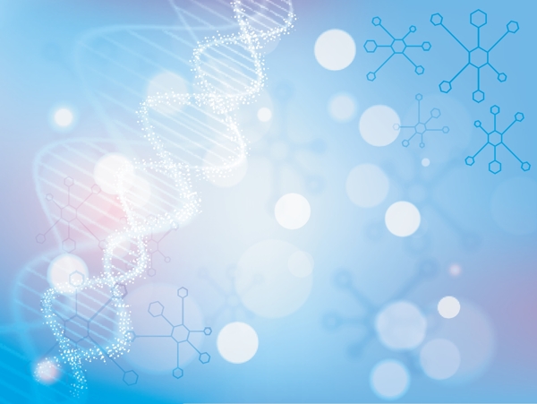 抽象分子的DNA结构健康和医学概念的背景