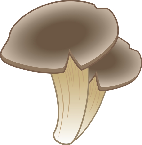可爱山间小蘑菇