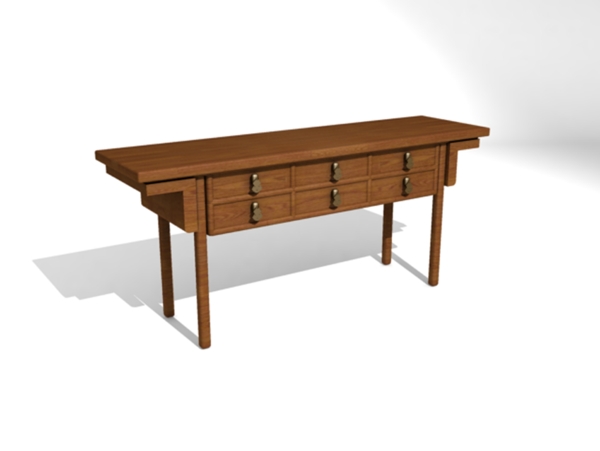 室内家具之桌子033D模型