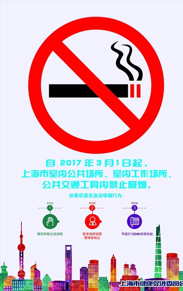禁烟通用海报