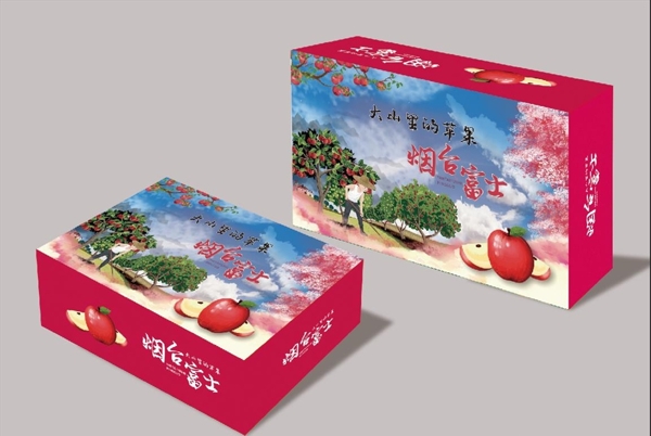 苹果礼盒包装图片