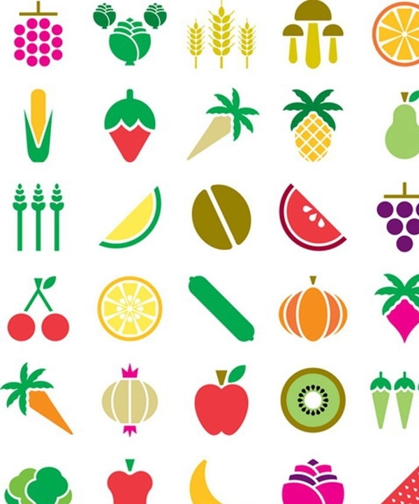 水果蔬菜图标ICON图片