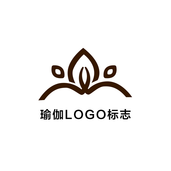 瑜伽会所店铺LOGO模板