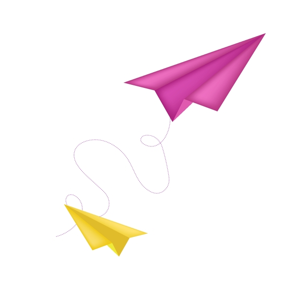 漂亮的纸飞机儿童玩具