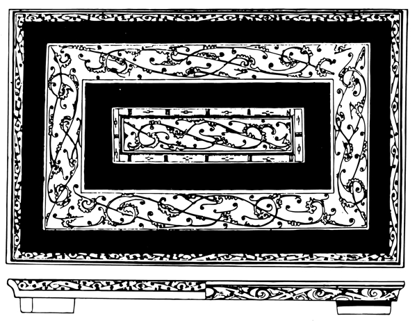 秦汉时代版画装饰画矢量eps格式0416