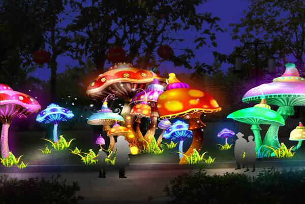 梦幻蘑菇图片