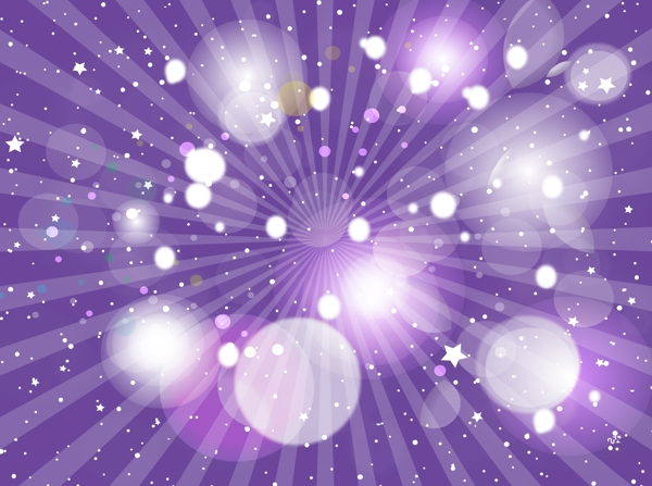 星光灿烂的紫色背景