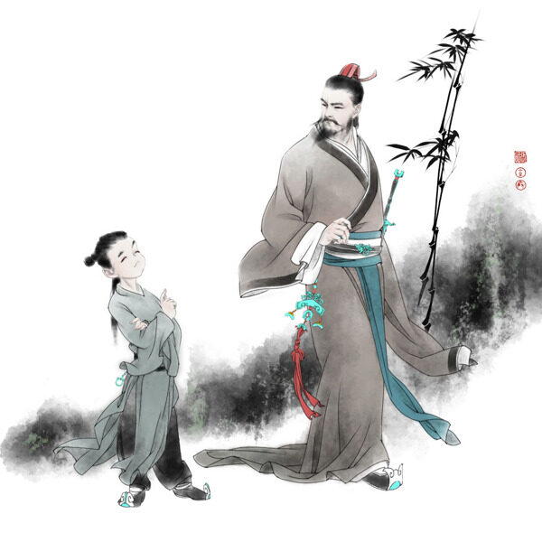 人物插画图片